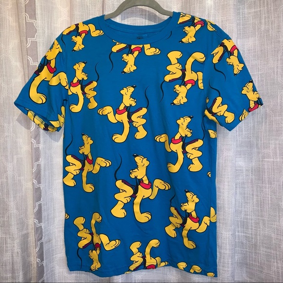 Mickey & Co. Pluto Print T-shirt Men's SMALL, Women's Medium /Large** - Picture 2 of 5